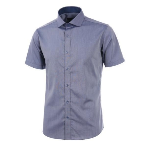 로베르따 nc 남성용 자연소재 와이드 스판 솔리드 반소매셔츠 슬림핏 RL23539,2