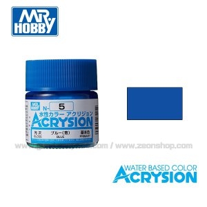 MR  하비 수성 아크릴 N005 블루 유광 10ml 아크리존