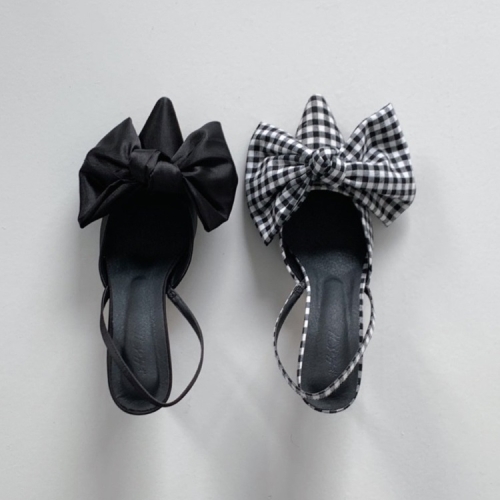 이쁜 왕리본 슬링백힐 하이힐 굽 슬링백 8895822