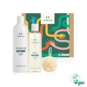 더바디샵 화이트머스크 샤워젤 250ML 바디로션 400ML 선물세트 888003