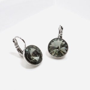 데일리 오스트리아스톤 원터치 귀걸이-카키그레이W134D22