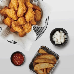 교촌치킨 허니콤보+웨지감자+콜라1.25L