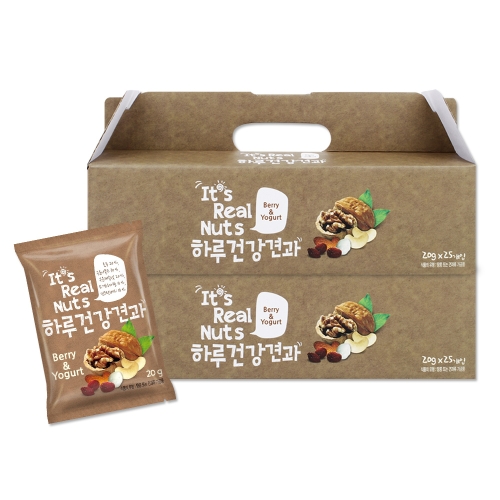 맑은농산 잇츠리얼넛츠 하루건강견과 베리앤요거트 20g