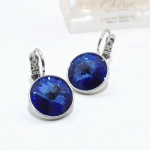 데일리 오스트리아스톤 원터치 귀걸이-블루 무엇이든몰 W134D21 도매모리 OEM