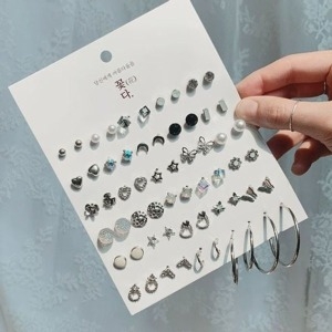 GGD 60개 귀걸이 버전3 귀걸이세트 귀걸이모음 W9E4027