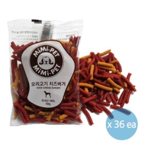 미미펫 오리고기 치즈버거 100g