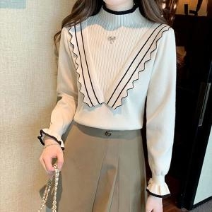 베나프 물결 반목니트_BG4LK005