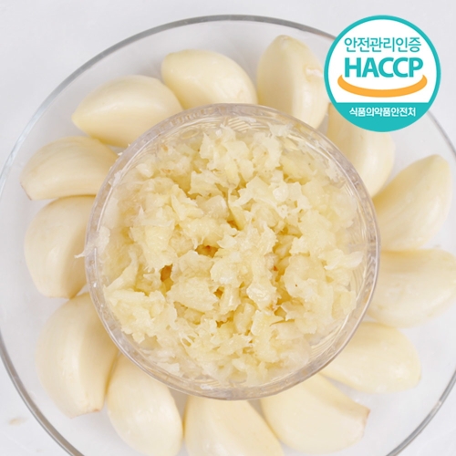 푸르젠  HACCP인증 국내가공 냉동 다진마늘 1kg 2개