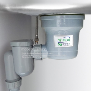 모던스토리  싱크대배수구세트 하수구냄새차단트랩 말끄미 소형2볼