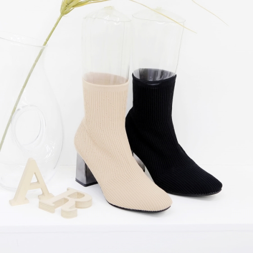 락포트 100708 토끼 모피 스노우 부츠 여성용 두꺼운 밑창 내부 높이 증가 면화 신발 겨울 따뜻함과 벨벳 짧은  *Snowelf