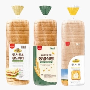 삼립  식빵 토스트 샌드위치 토종효모 통밀 3종 세트