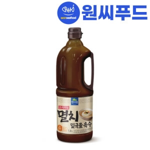 면사랑 원씨푸드 프리미엄 밑국물 멸치 육수 1.8L 멸치액 멸치국물 국수 찌개 만능다시