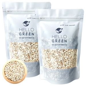 헬로우그린  국내산 볶은 율무 350gX2 팩 총700g 저온 로스팅