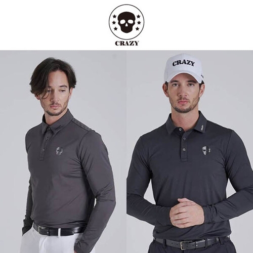 크레이지  어페럴 남성 골프 긴팔티셔츠 CZM-T2142