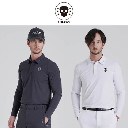 크레이지  어페럴 남성 골프 긴팔티셔츠 CZM-T2133