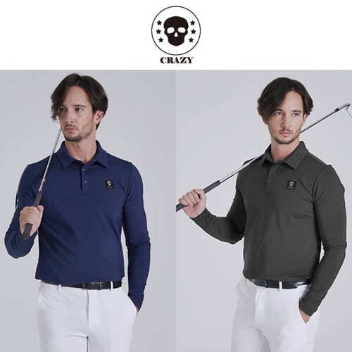 크레이지  어페럴 남성 골프 긴팔티셔츠 CZM-T2144