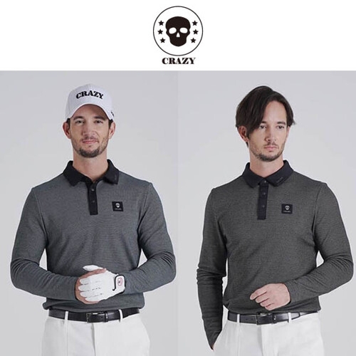 크레이지  어페럴 남성 골프 긴팔티셔츠 CZM-T2137
