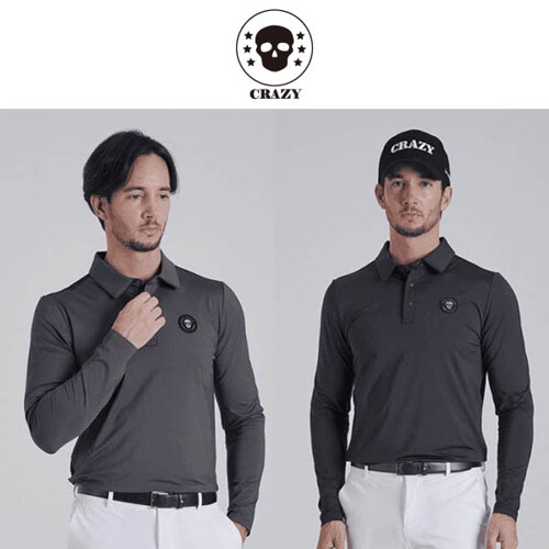 크레이지  어페럴 남성 골프 긴팔티셔츠 CZM-T2140