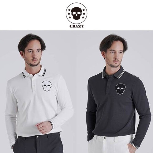 크레이지  어페럴 남성 골프 긴팔티셔츠 CZM-T2141