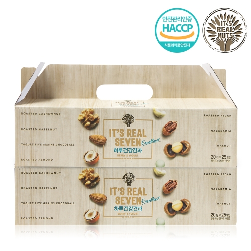 맑은농산 잇츠리얼넛츠 리얼세븐 하루건강견과 엑설런트 20g