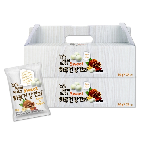 맑은농산 잇츠리얼넛츠 하루건강견과 오곡초코볼 요거트 20g