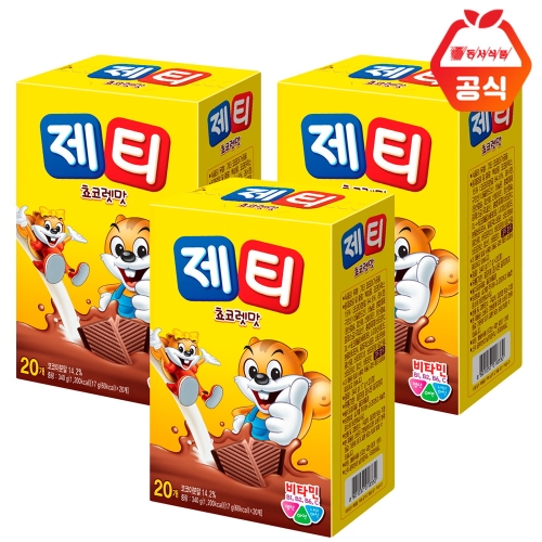 동서식품  제티 쿠키앤초코 스틱 17g 20개입