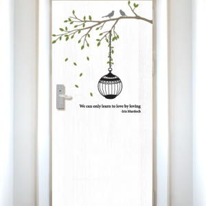 루켄로프트  현관문 자연이 머무는 풍경과 나무 NDS18