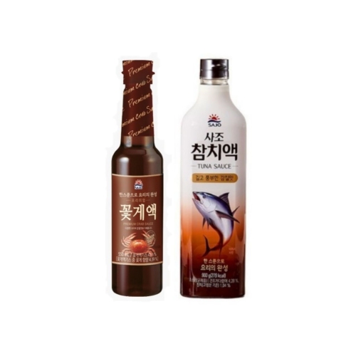사조 꽃게액젓+참치액젓 900g 바질 파김치 레시피
