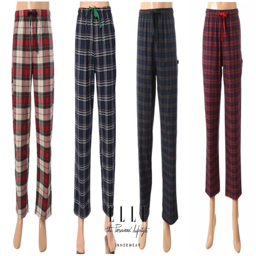 트라이엄프 110진행 남성 60수 믹스기하학 롱팬츠 TBMEF711NY