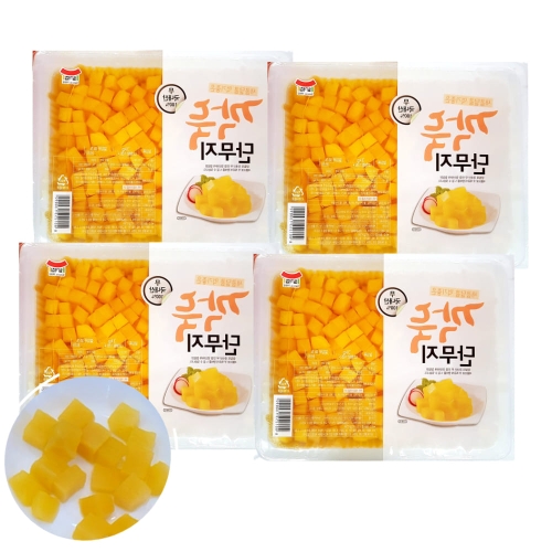 일미농수산 일가집 식당용 업소용 일미 깍둑 단무지 3kg X4개 식자재 식당용 분식재료 반찬 단무지 업소용