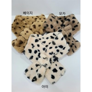 이쁜 달마시안 고리 퍼 머플러 목도리 9149669