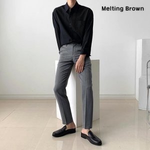 멜팅브라운 남성 10부 슬랙스 남자 정장 팬츠 ts1 9143425