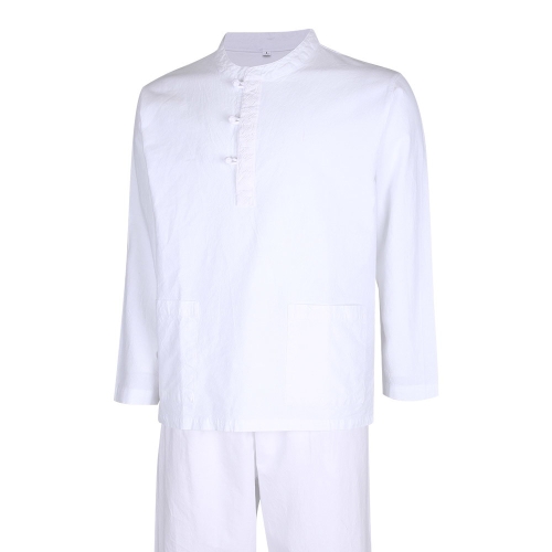 파파브로 남성 간절기 천연염색 면 생활한복 상하의 세트_SS HBA M1 네이비