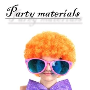 코스프레 오렌지 삐에로 가발