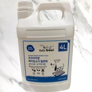 한국미라클피플사 코코브라운 베이킹소다 액상탈취제 베이비파우더향 (강아지용) 4L