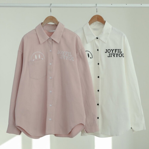 아이우먼 빅사이즈사랑해요 N447L210 조이스마일자수남방 WB