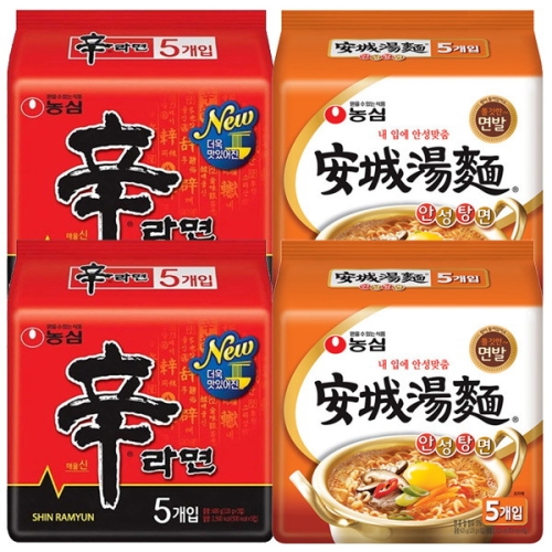 농심  신라면10개+안성탕면10개 총20개