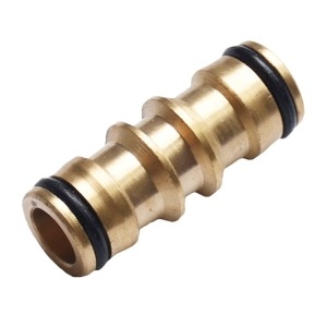 에코벨  황동 양방향 호스 연결 커넥터 원터치 카플링 아답터