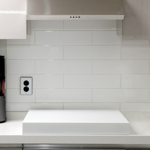 케이엘  인덕션 가스렌지 커버 스틸화이트 4구 덮개 62x54x7cm