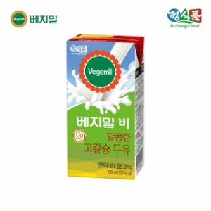 정식품 베지밀 달콤한 비 고칼슘 두유 190ml 64개 베지밀 달콤한 비 고칼슘 두유 190ml 64개
