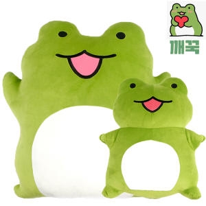 깨꾹이 인형 30cm 개구리 동물 애착 쿠션 익명이 깨꾹이인형