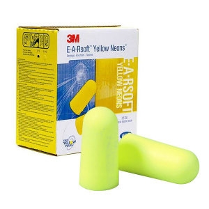 3M  폼 타입 귀마개 소프트네온 1쌍 소음차단