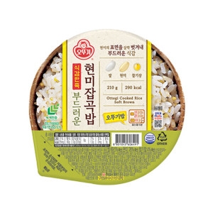 오뚜기  식감만족 부드러운 현미잡곡밥 210g