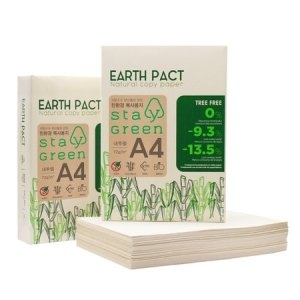 삼원특수지  얼스팩 사탕수수 친환경 내추럴 복사용지 A4 72g