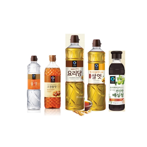 대상 청정원 물엿 5종 골라담기 쌀엿, 물엿, 요리당, 매실청