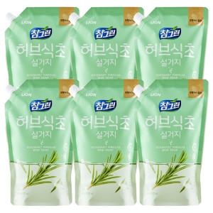  참그린 허브식초 900ml 리필 6개