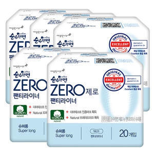 순수한면 제로 팬티라이너 슈퍼롱 20개