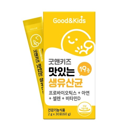 내츄럴플러스 굿앤키즈 맛있는 생유산균 2g 30포