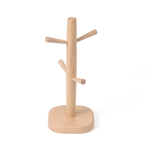 리바트 키친 4구 우드 컵걸이