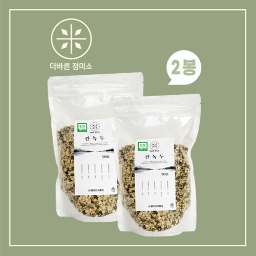 보성특수농산 더바른 정미소 유기농 깐녹두 500g